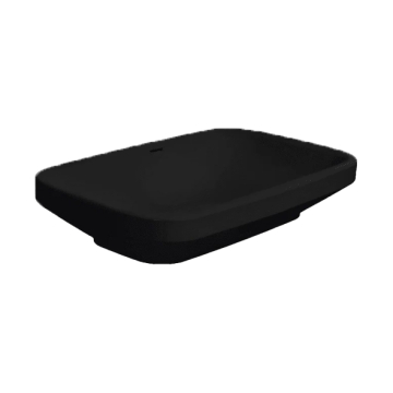 Duravit DURASTYLE Over Counter Washbasin without Tap Platform, 60 cm, Excluding Pedestal, Black
