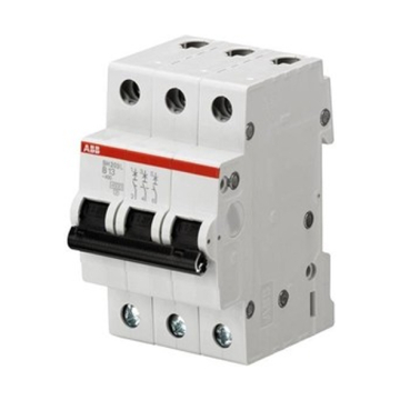  قاطع تيار كهرباء ABB ثلاثي، 63 أمبير، 4.5 كيلو، MCB