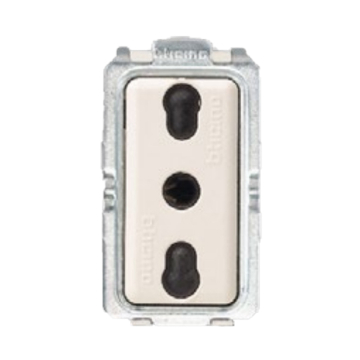 Bticino Magic Italy Socket, White