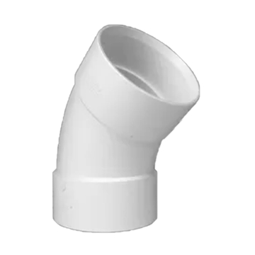 Alsharif Drainage Pipe Elbow 45°, White