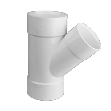 Alsharif Drainage Pipe Tee 45° , White