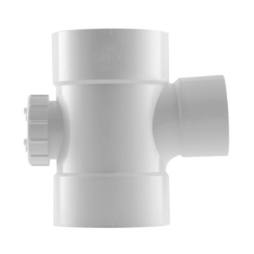 Alsharif Drainage Pipe Tee with Door , White