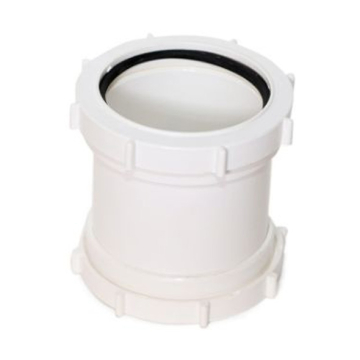 Alsharif Drainage Pipe Repairing Socket, White
