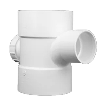 Alsharif Drainage Pipe Tee reducer with Access Door, White