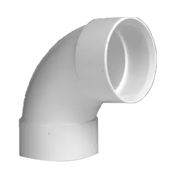 Alsharif Drainage Pipe Elbow 90°, White
