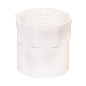 Alsharif Drainage Pipe Inner Threaded Socket 1 ½ inch (50 mm), White