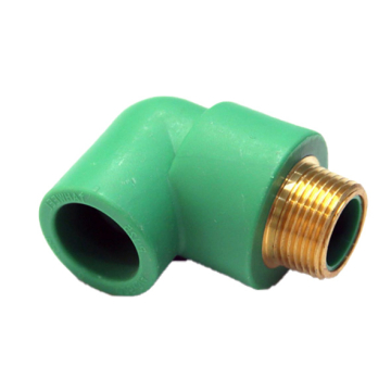 Alsharif Water Supply Pipe Copper Elbow Male Thread, Green
