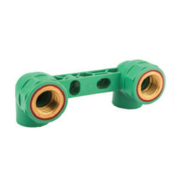 Alsharif Water Supply Pipe Short Double Wall Threaded Elbow 11 cm, Green
