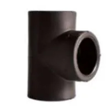 Alsharif Water Supply Pipe Welding Reducing Tee 90°, Black