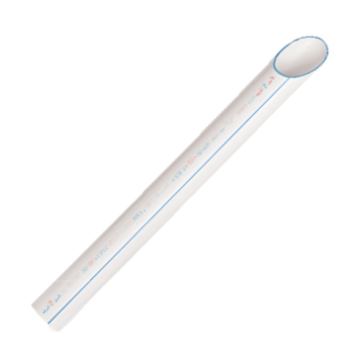 Alsharif Multi - Layers Drainage Pipe, 5 mm Thickness, White - Per Meter