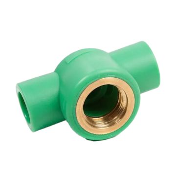 Aquatherm Tee Female Thread Green, Different Diameters