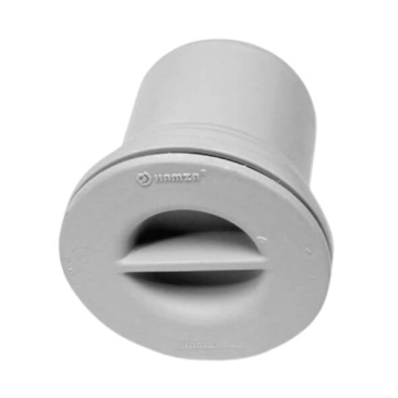 Hamza Cleaning Plug with inspection access, PP, White 
