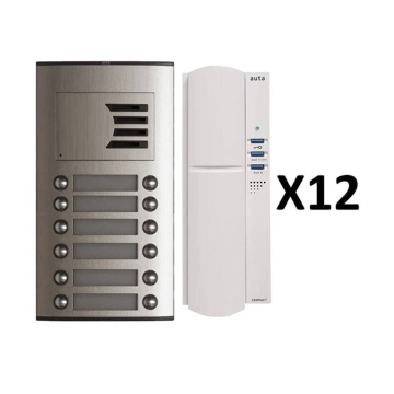 Auta 749712 Audio Intercom Kit 12 Lines