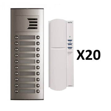 Auta 749790 Audio Intercom Kit 20 Lines