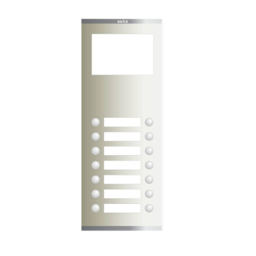 Auta Intercom Front Panel S4 207 With 14 Buttons, 2 Columns, With 1 Module