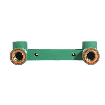 BR Water Supply Double Elbow with female thread, Green
