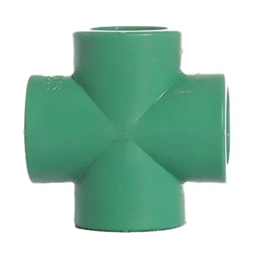 BR Water Supply Cross Tee, Green