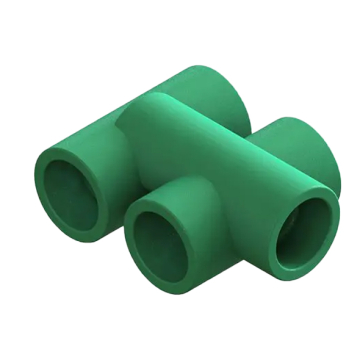 BR Water Supply Double Branch-Tee ¾ inch (25 mm), Green
