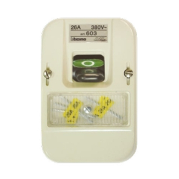 Bticino Outside Safety Breaker 3-Pole, 26 A