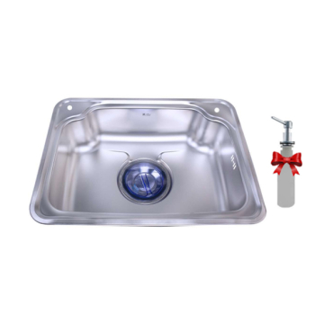 Purity Inset Stainless Steel Kitchen Sink, 630 × 460 mm 