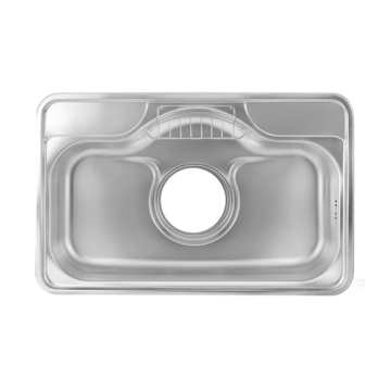 Cico Inset Stainless Steel Kitchen Sink, 750 × 480 mm