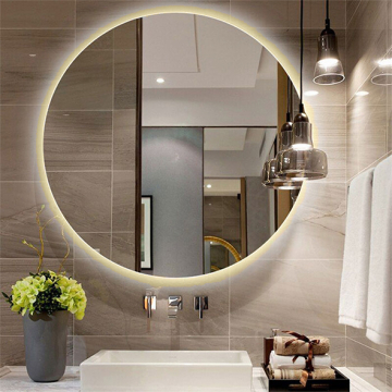 Circular Mirror, Warm(Yellow) LED , 80 × 80 cm, Dr. Greiche A Class