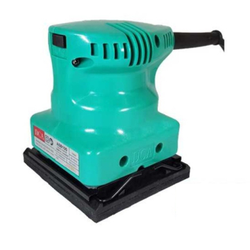 DCA Cordless Palm Sander 10 x 12 cm, 200 Watt (ASB100)