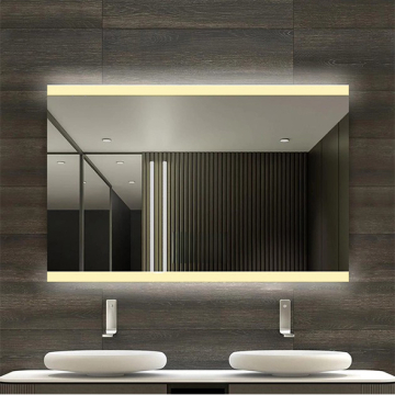Dr-Greiche LED Mirror 60 × 40 cm 4 mm Thickness, Warm (Yellow)