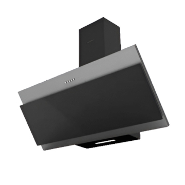 Ecomatic Chimney Hood 90 cm, 650 m³/h, Black