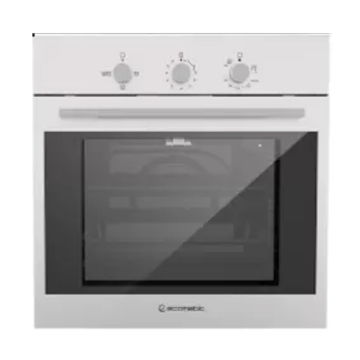 Ecomatic Gas Built-in Oven 60 cm With Gas Grill & Fan, 67 Liters, Stainless