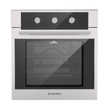 Ecomatic Gas Built-in Oven 60 cm With Gas Grill & Fan, 67 Liters, Stainless