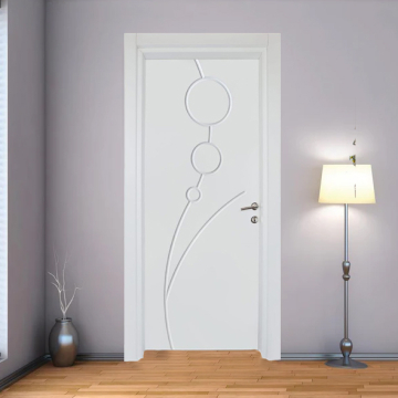 Turkish Internal Door Flat Model, Acrylic Frame, White (Flat9)