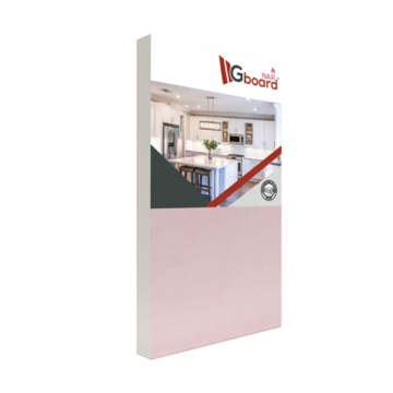 G-Board Fire Resistant Gypsum Board 1.20 × 3 Meters 12.5 mm Thickness, Red