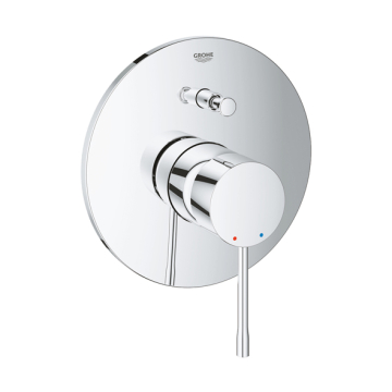 Grohe Essence Bath & Shower Mixer 2 Above and Below Outlets, One-Handle, Chrome