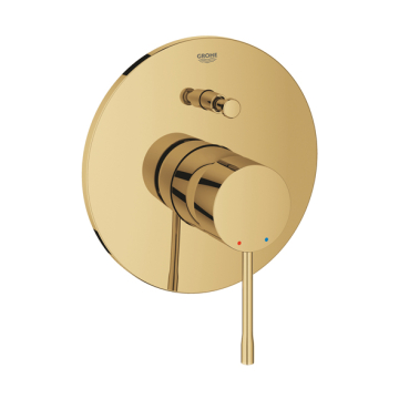 Grohe Essence Bath & Shower Mixer 2 Above and Below Outlets, One-Handle, Cool Sunrise