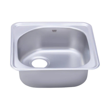 Hans Inset Stainless Steel Rect Kitchen Sink, 640 mm
