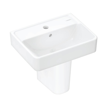 Hansgrohe Cape Tide Q Wall Mounted Washbasin, White
