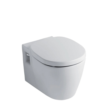 Ideal Standard Connect Wall Mounted Toilet with Douche, Including Seat & Cover, White