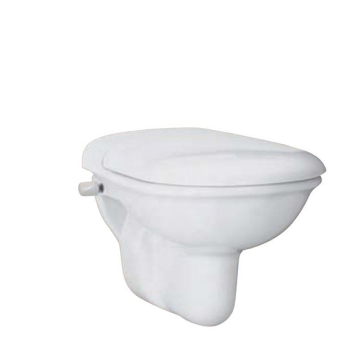 Ideal Standard Manta Wall Mounted Toilet with Douche, Including Seat & Cover, Different Colors