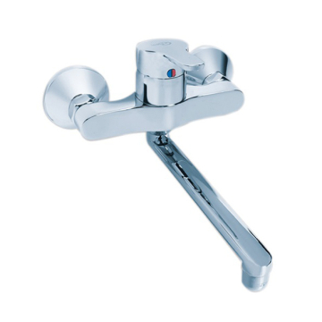 Ideal Standard Slimline Wall Mount Sink Mixer, Chrome