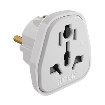 iLock Power Plug Adapter, 16 A, White
