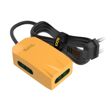 iLock Mini Power Strip 3 Outlets, Orange