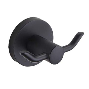 Infinity Double Robe Hook, Matte Black