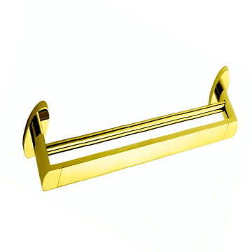 Infinity Double Towel Holder, Gold