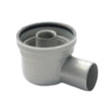 Kessel Drainage Floor Drain with Odor Trap and Lateral Outlet 1 ½ inch (50 mm), Chrome