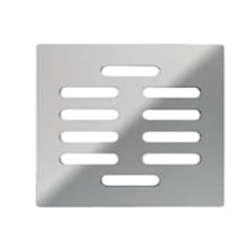 Kessel Drainage Vertical Extension with Stainless Steel Dart Drain Cover, Chrome