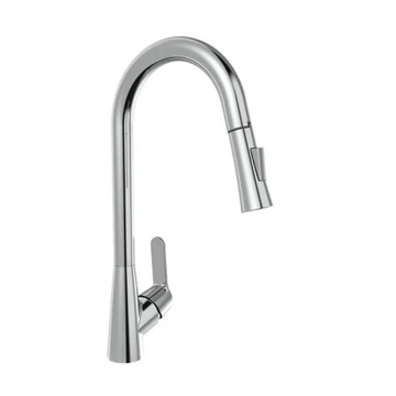 Kludi Rak Peak Sink Mixer with Sprayer Head, Chrome