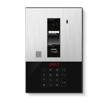 KOCOM External Intercom Panel With Lens 450 Lines