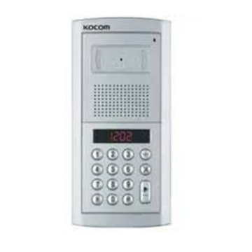 KOCOM Intercom Panel Up To 450 Lines
