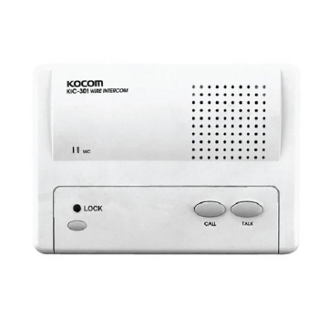 KOCOM KIC-301 Wire Intercom Master Unit 1 Line